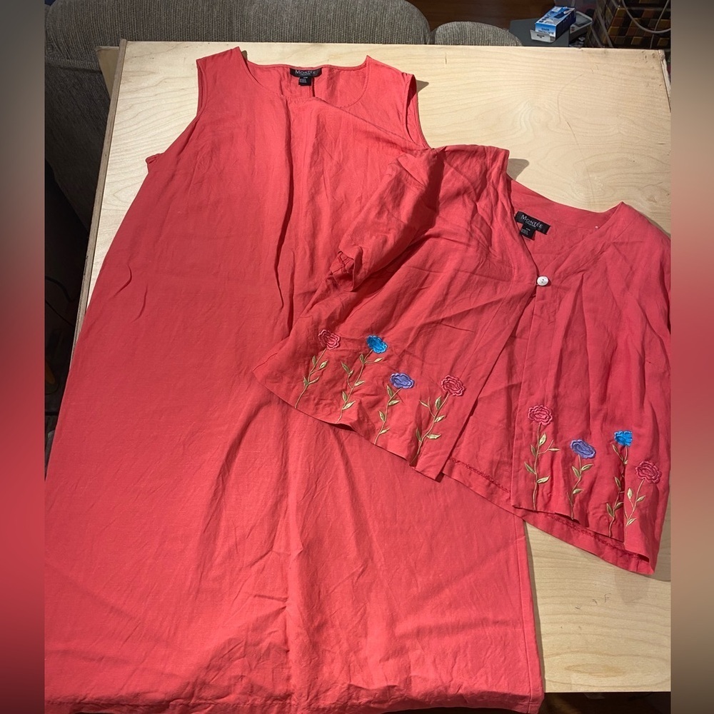 Montee Collection Sleeveless Dress with Marching Jacket 24W (BB)